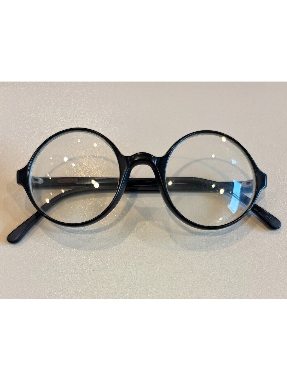 VTG 80's 90's Polo Ralph Lauren Black Round Acetate Frames P3 Style Eyeglasses